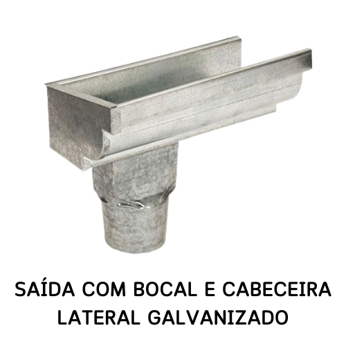 Saída com bocal Mogi Steel